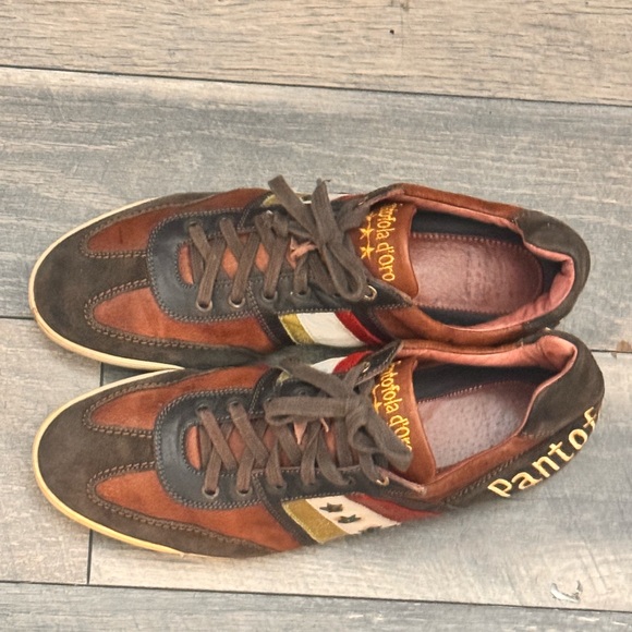 Authentic Pantofola d'Oro signature designer men’s sneakers sz 14 - Picture 3 of 13